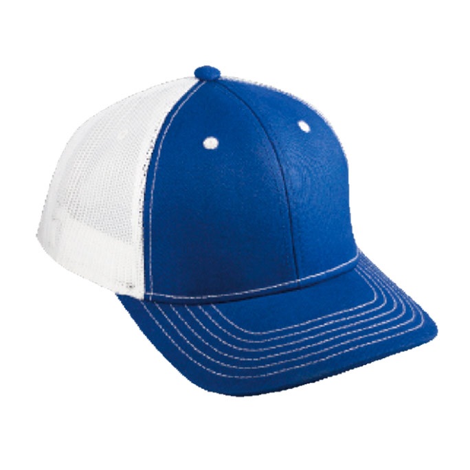 6016, Gorra modelo Indomable marca Mcaps. Ajuste de Plástico. Malla de Poliéster y botón forrado.