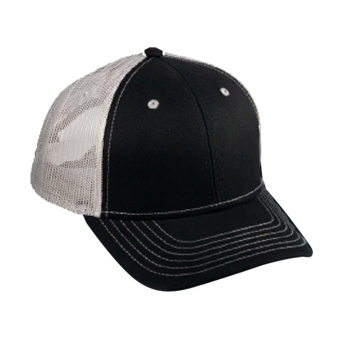 6016, Gorra modelo Indomable marca Mcaps. Ajuste de Plástico. Malla de Poliéster y botón forrado.