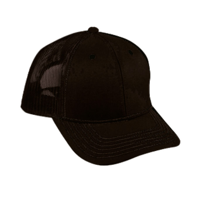 6016, Gorra modelo Indomable marca Mcaps. Ajuste de Plástico. Malla de Poliéster y botón forrado.